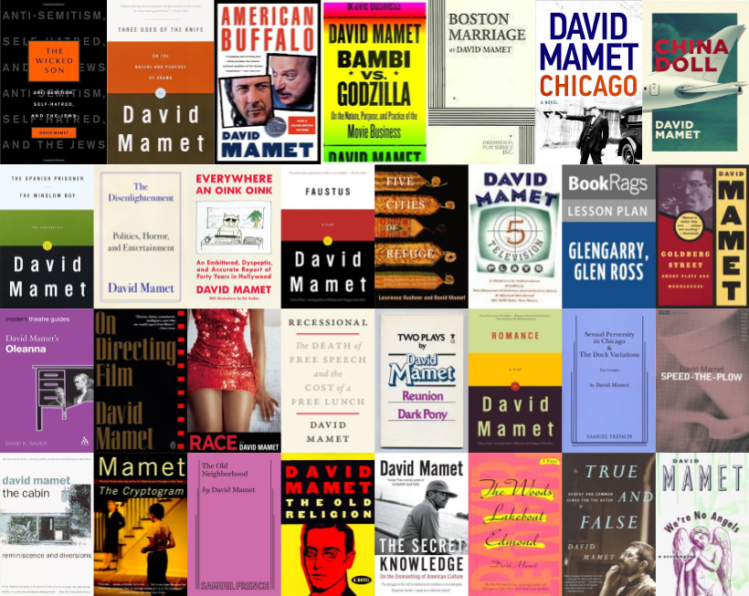David Mamet ~ 31 E-BOOK COLLECTION