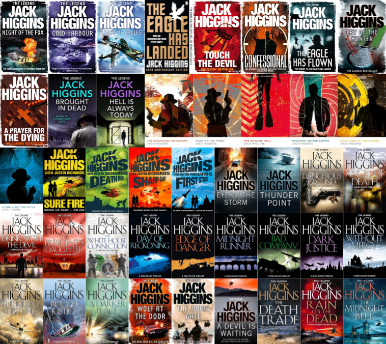 Dougal Munro and Jack Carter Series & more by Jack Higgins ~ 43 E-BOOK COLLECTION