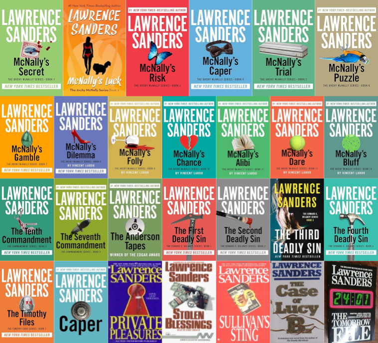 Archy McNally Series & more by Lawrence Sanders ~ 27 E-BOOK COLLECTION