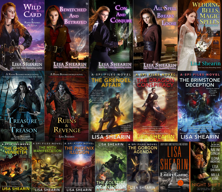Raine Benares Series & more by Lisa Shearin ~ 17 E-BOOK COLLECTION