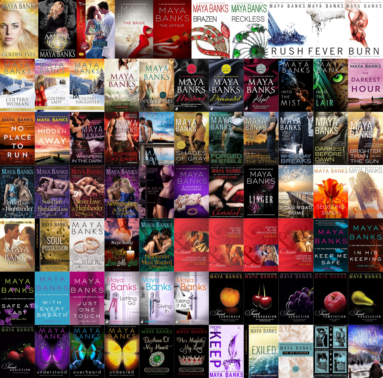 Amber Eyes Series & more by Maya Banks ~ 76 E-BOOK COLLECTION