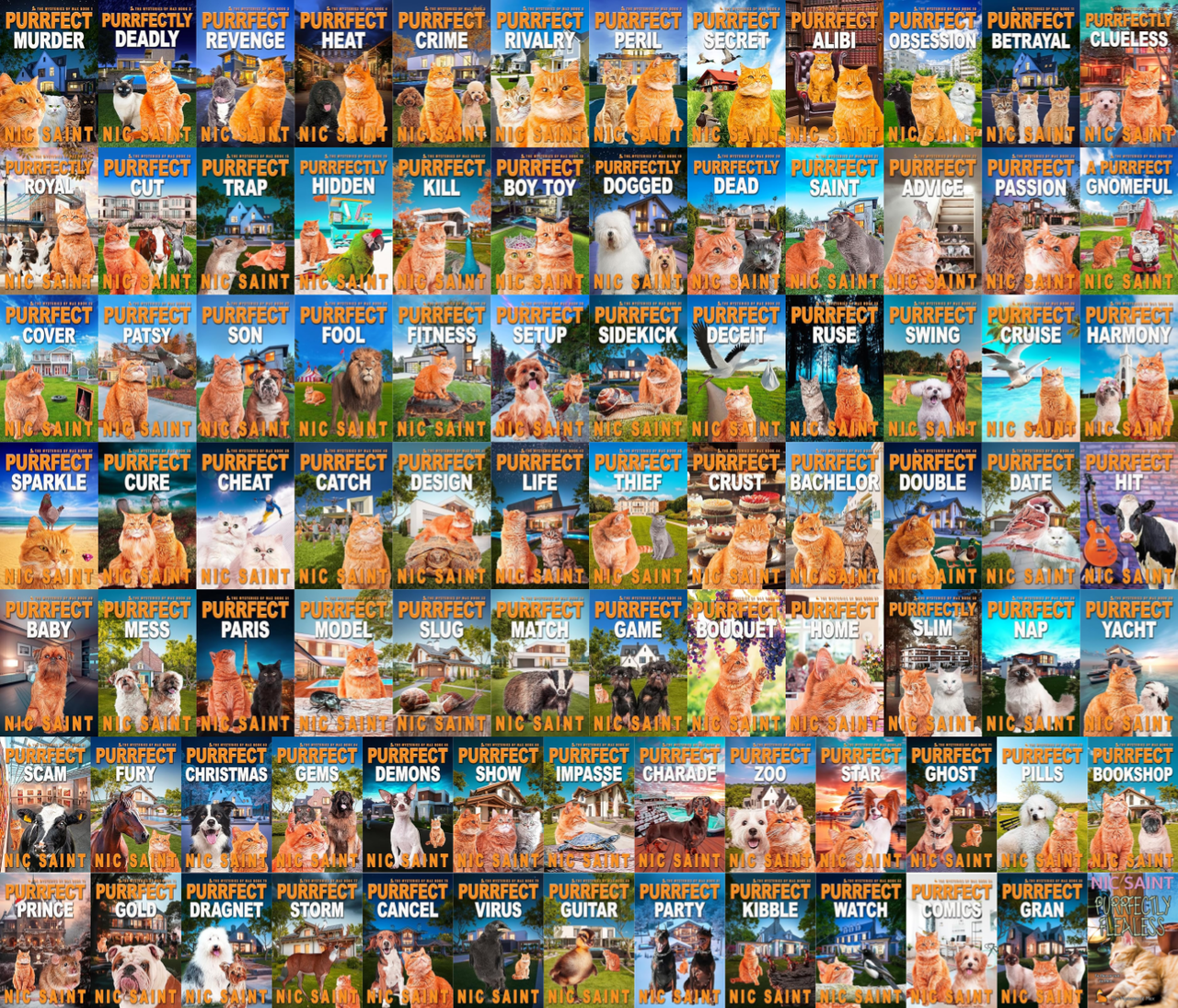 The Mysteries of Max Series & more by Nic Saint ~ 86 E-BOOK COLLECTION