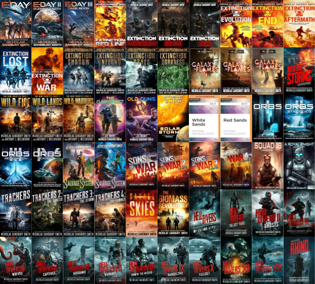 E-Day Series & more by Nicholas Sansbury Smith ~ 60 E-BOOK COLLECTION