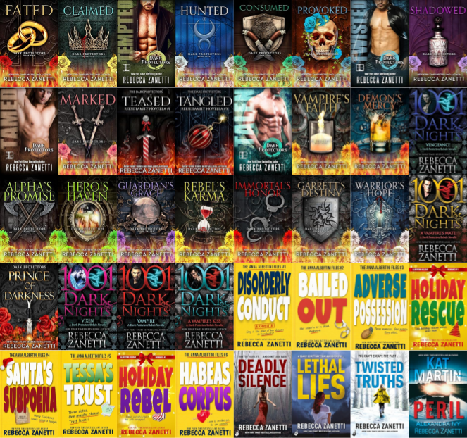 Dark Protectors Series & more by Rebecca Zanetti ~ 40 E-BOOK COLLECTION