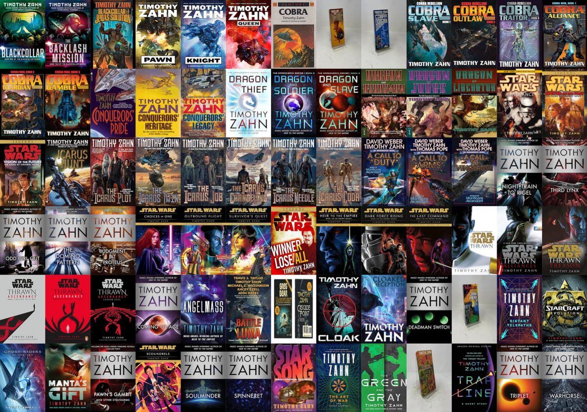 Blackcollar Series & more by Timothy Zahn ~ 78 E-BOOK COLLECTION