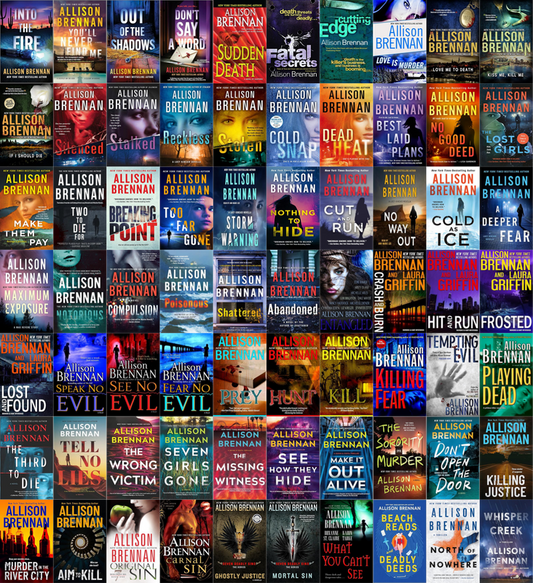 Angelhart Investigations Series & more by Allison Brennan ~ 70 E-BOOK COLLECTION
