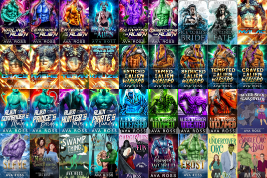 Beastly Alien Boss Series & more by Ava Ross ~ 36 E-BOOK COLLECTION