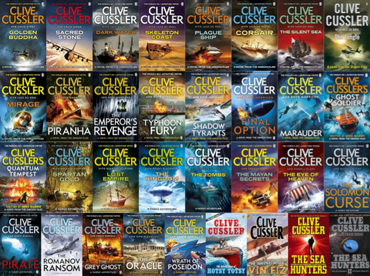 Oregon Files Series & more by Clive Cussler ~ 33 E-BOOK COLLECTION