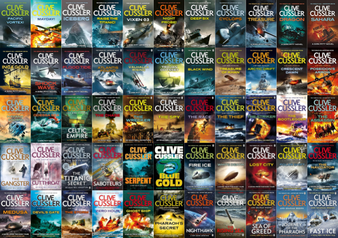 Dirk Pitt Series & more by Clive Cussler ~ 55 E-BOOK COLLECTION