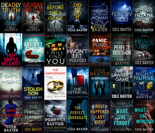 Detective Carrie Blake Series & more by Cole Baxter ~ 28 E-BOOK COLLECTION