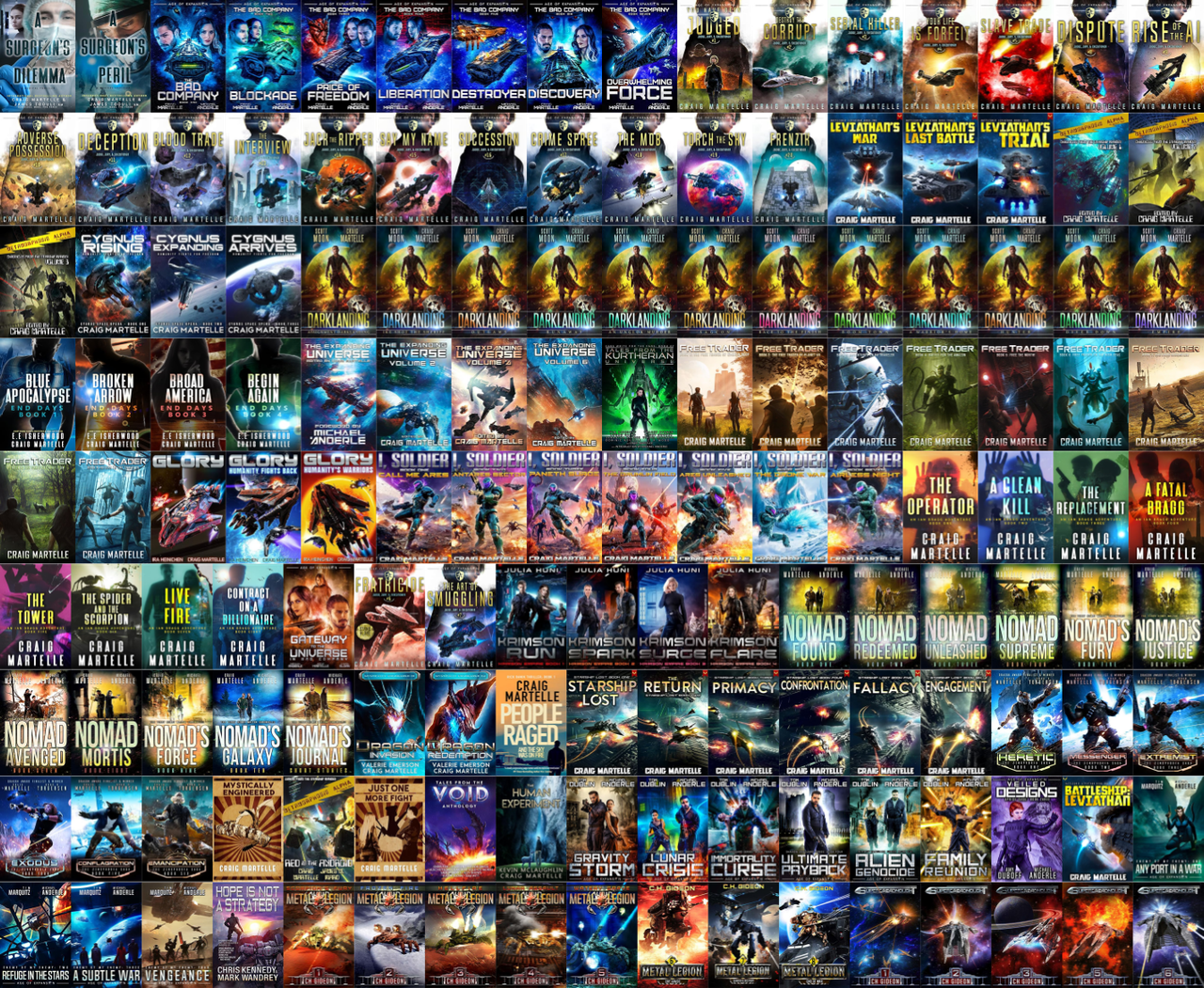 A Medical Thriller Series & more by Craig Martelle ~ 148 E-BOOK COLLECTION