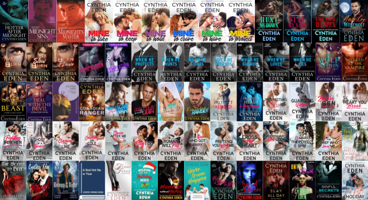 Midnight Series & more by Cynthia Eden ~ 69 E-BOOK COLLECTION