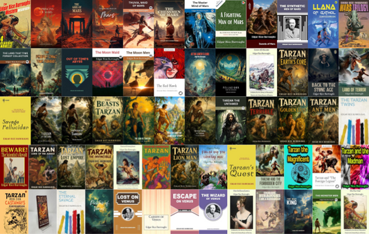 Delphi Classics Series & more by Edgar Rice Burroughs ~ 62 E-BOOK COLLECTION