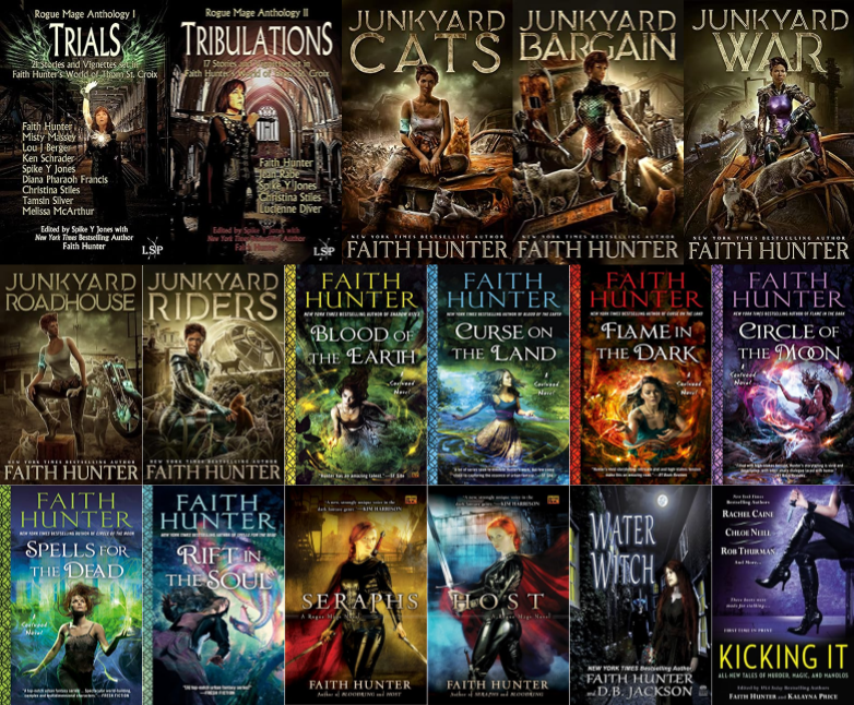 Rogue Mage Series & more by Faith Hunter ~ 17 E-BOOK COLLECTION