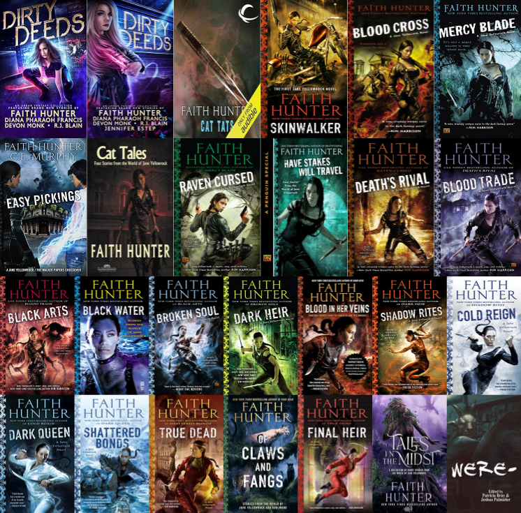 Dirty Deeds Series & more by Faith Hunter ~ 26 E-BOOK COLLECTION