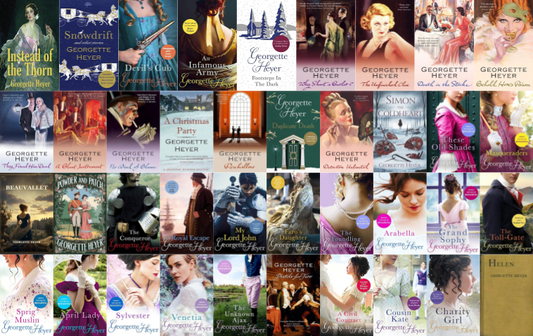 Alastair-Audley Series & more by Georgette Heyer ~ 39 E-BOOK COLLECTION