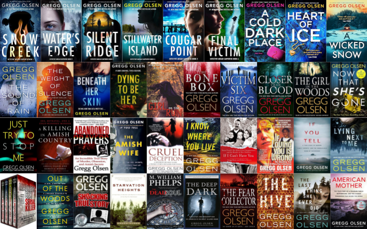 Detective Megan Carpenter Series & more by Gregg Olsen ~ 39 E-BOOK COLLECTION