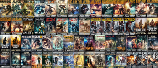 AI Reborn Trilogy Series & more by Isaac Hooke ~ 58 E-BOOK COLLECTION