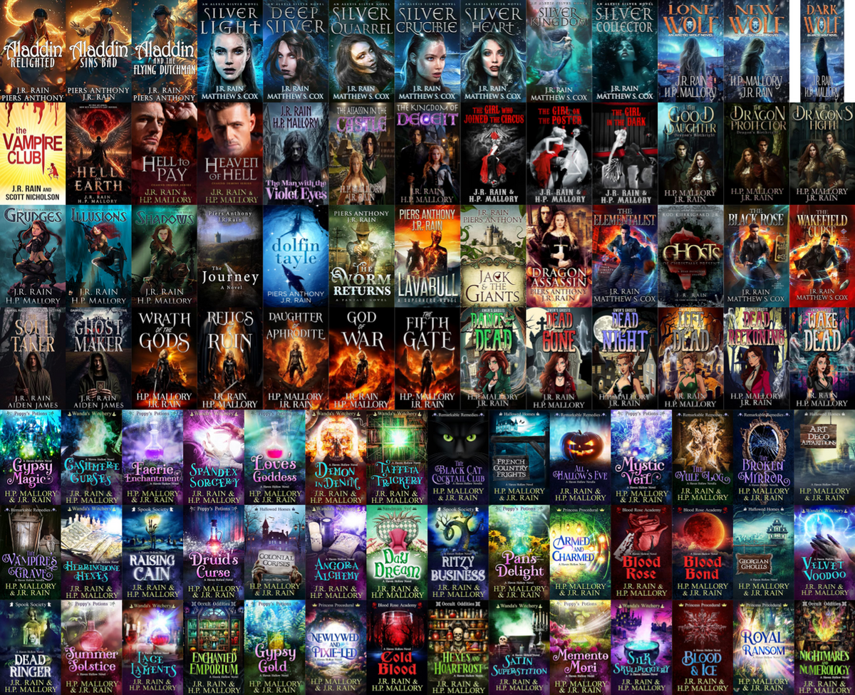 Aladdin Series & more by J.R. Rain ~ 94 E-BOOK COLLECTION