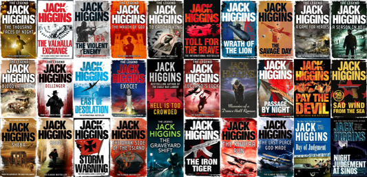 Simon Vaughn Series & more by Jack Higgins ~ 30 E-BOOK COLLECTION