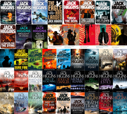 Dougal Munro and Jack Carter Series & more by Jack Higgins ~ 43 E-BOOK COLLECTION