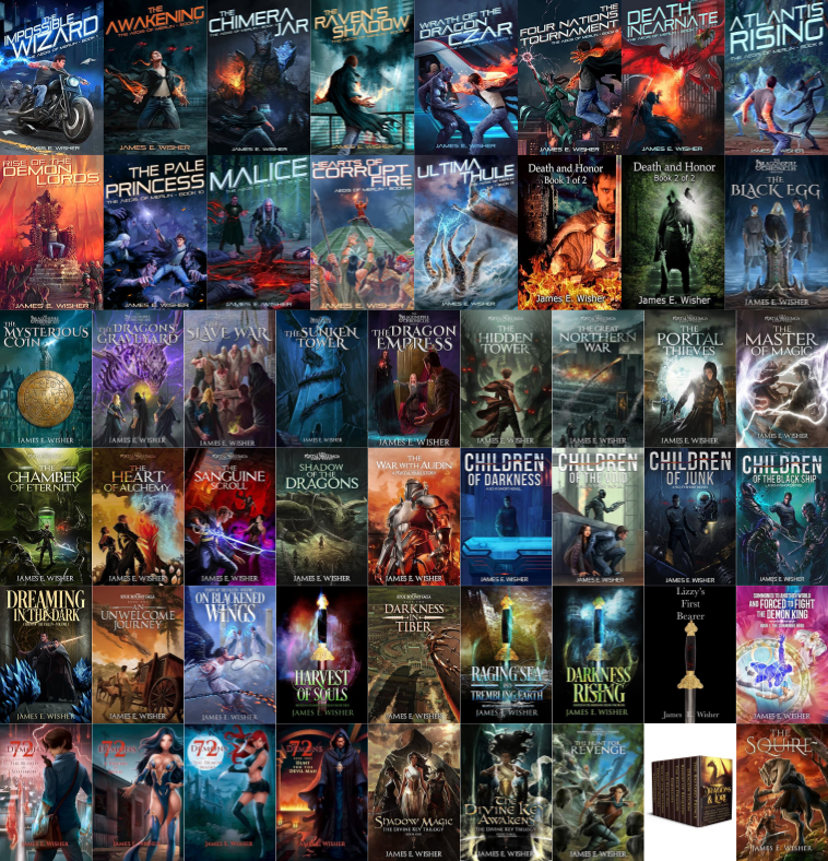 Aegis of Merlin Series & more by James E Wisher ~ 52 E-BOOK COLLECTION