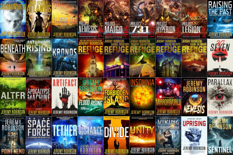 Milos Vesely Series & more by Jeremy Robinson ~ 36 E-BOOK COLLECTION
