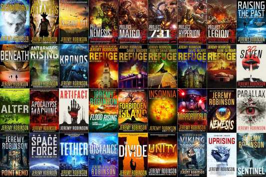Milos Vesely Series & more by Jeremy Robinson ~ 36 E-BOOK COLLECTION