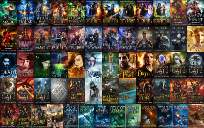 A Witch in Wolf Wood Series & more by Lindsay Buroker ~ 61 E-BOOK COLLECTION