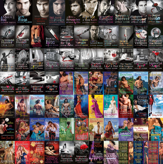 Argeneau Series & more by Lynsay Sands ~ 76 E-BOOK COLLECTION
