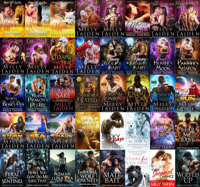 Raging Falls Series & more by Milly Taiden ~ 40 E-BOOK COLLECTION