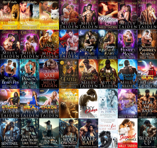 Raging Falls Series & more by Milly Taiden ~ 40 E-BOOK COLLECTION