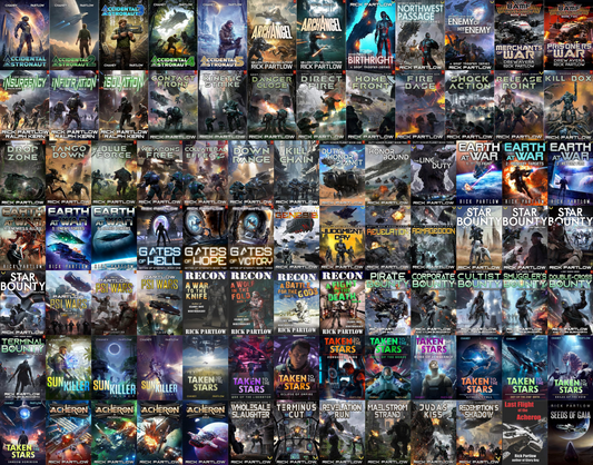 Accidental Astronaut Series & more by Rick Partlow ~ 89 E-BOOK COLLECTION