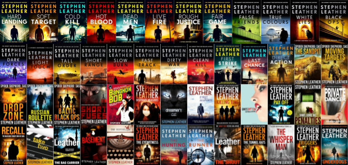 Spider Shepherd Series & more by Stephen Leather ~ 51 E-BOOK COLLECTION