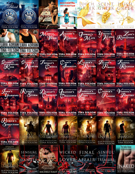 Cloak Warriors Series & more by Tina Folsom ~ 42 E-BOOK COLLECTION