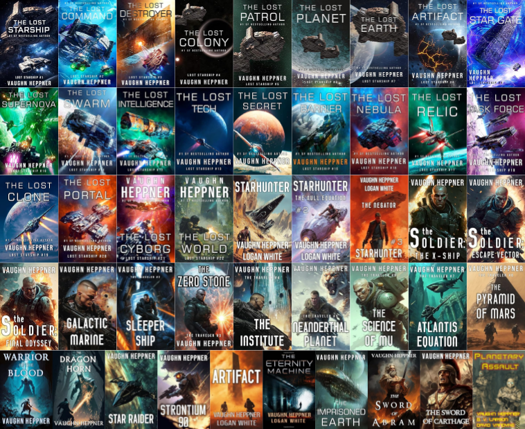 Ark Chronicles Series & more by Vaughn Heppner ~ 50 E-BOOK COLLECTION